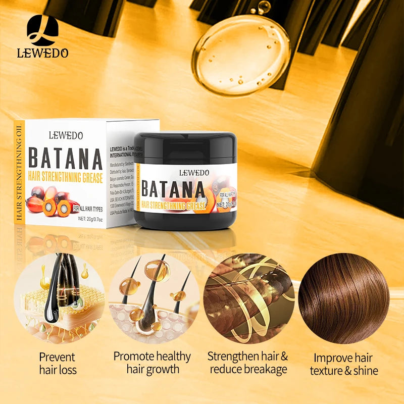 100% Pure Organic Hair Mask Batana Oil Hair Growth Oil Natural Treatment Nourish Reduce Hair Loss Anti-Breakage Hair Products